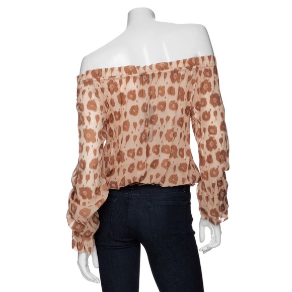 Rachel Zoe Off Shoulder Floral Blouse - Picture 3 of 8